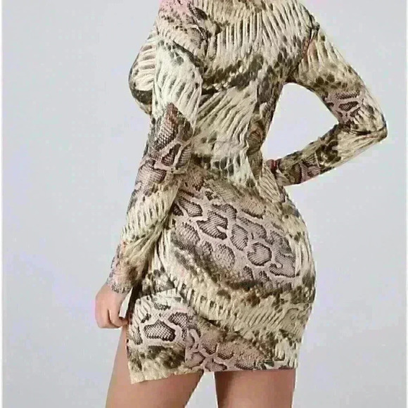 Bite Shine Dress Animal Print - Picture 3 of 5